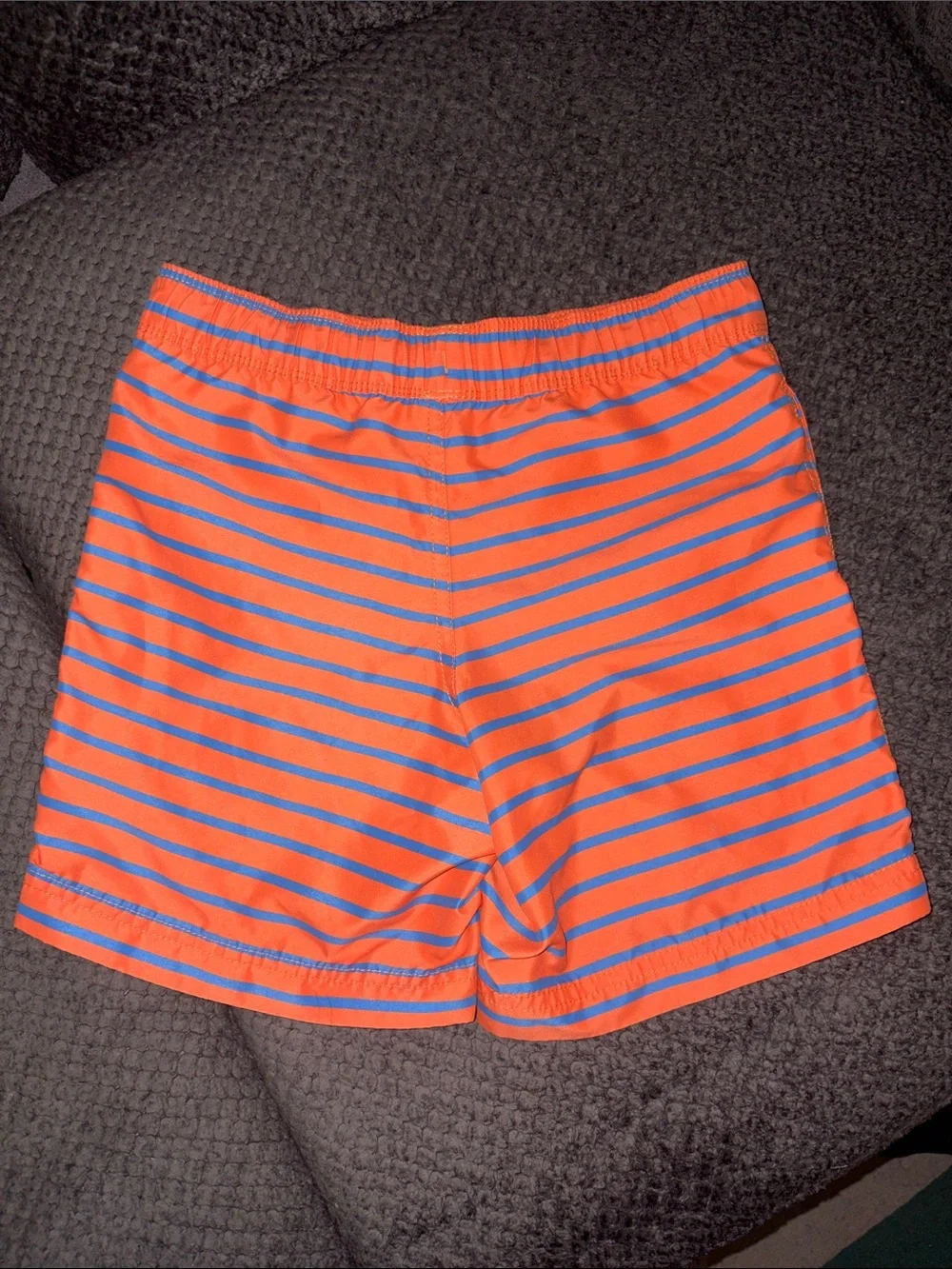 Hanna Andersson Striped Swim Trunks, boys 6-7